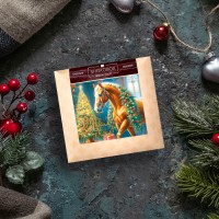 Шоколадная открытка «ЛОШАДКА N2»